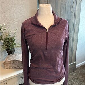 Women's Purple Quarter-Zip Top